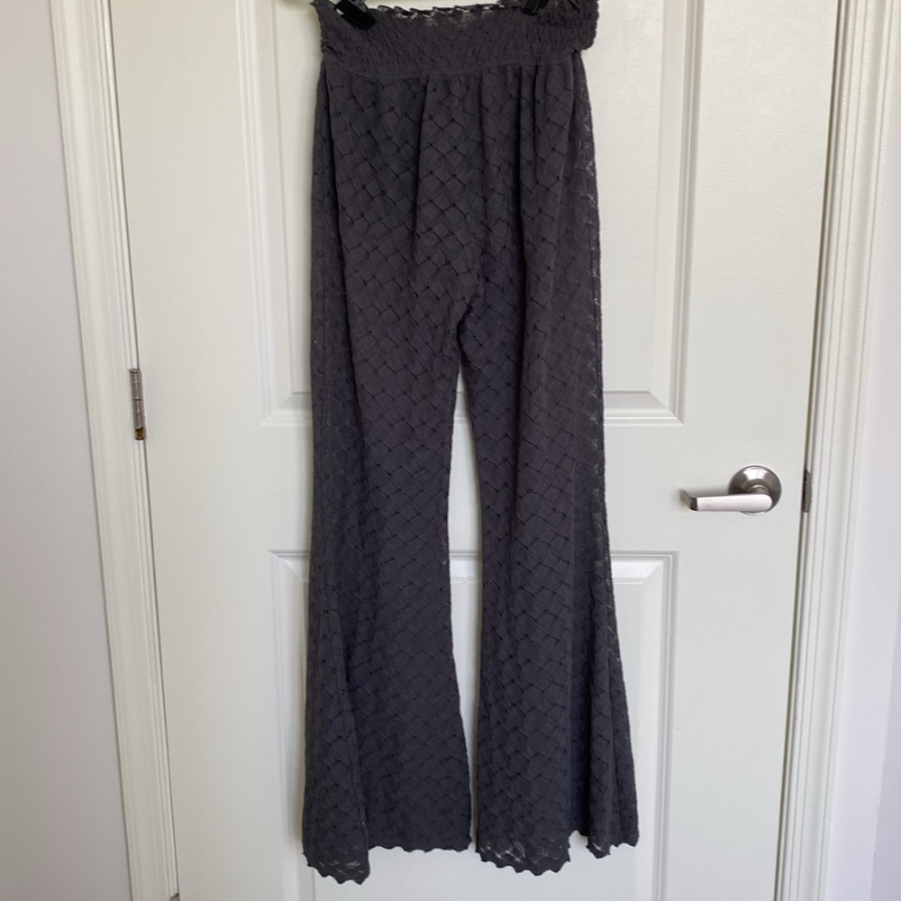 Free People Crochet Flare Pants - Picture 5 of 10
